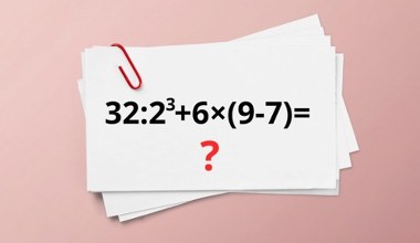 Proste zadanie z podstawówki do liczenia w pamięci. Dasz radę?