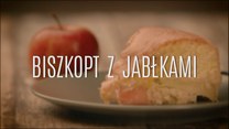 Prosty deser - biszkopt z jabłkami