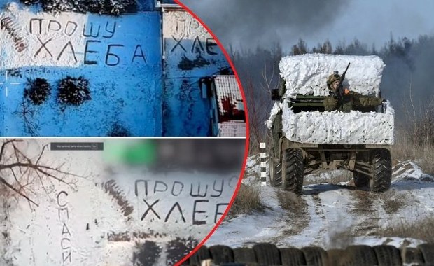 "Proszę o chleb", taki napis wydeptała w śniegu. Potem pojawił się drugi