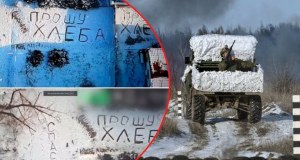 "Proszę o chleb", taki napis wydeptała w śniegu. Potem pojawił się drugi