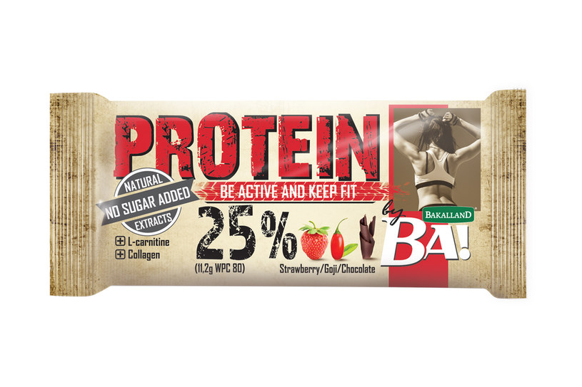 Protein by BA! Be Active and Keep Fit o smaku truskawka i goji /materiały prasowe