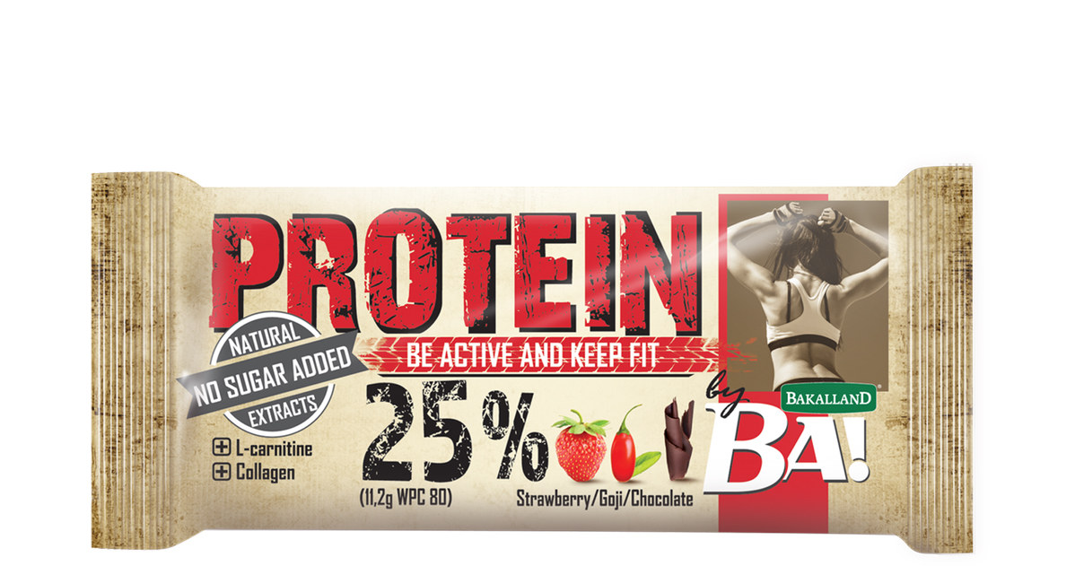 Protein by BA! Be Active and Keep Fit o smaku truskawka i goji /materiały prasowe