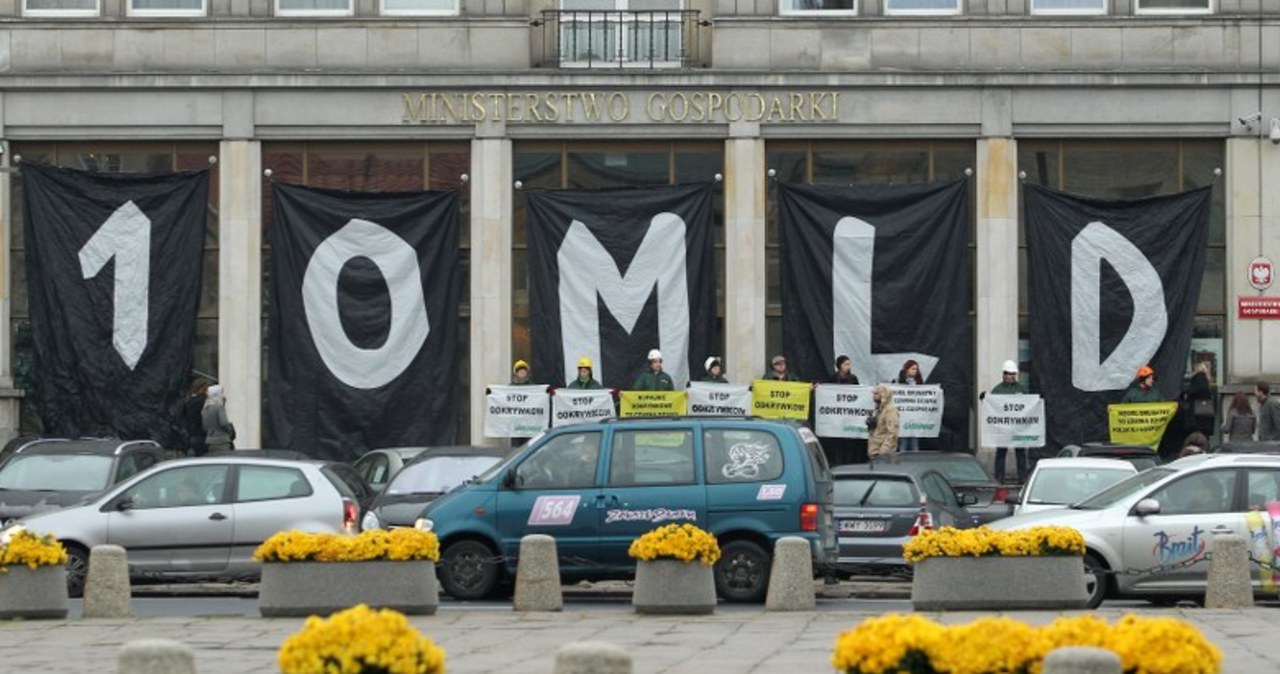Protest aktywistów Greenpeace w Warszawie 
