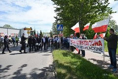 Protest armatorów we Władysławowie