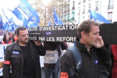 Protest francuskich policjantów