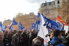 Protest francuskich policjantów