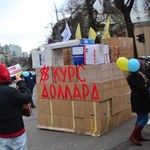 Protest frankowiczów... w Kijowie