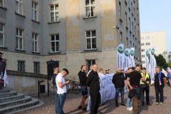 Protest górników i hutników w Katowicach