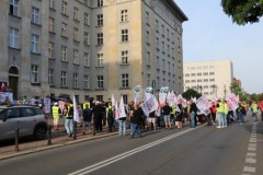 Protest górników i hutników w Katowicach