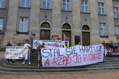 Protest górników i hutników w Katowicach