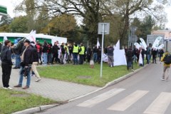 Protest górników JSW  w Jastrzębiu Zdroju