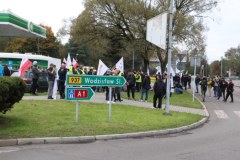 Protest górników JSW  w Jastrzębiu Zdroju