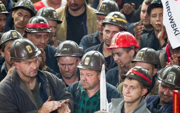 Protest górników trwał od środy do soboty /Andrzej Grygiel /PAP