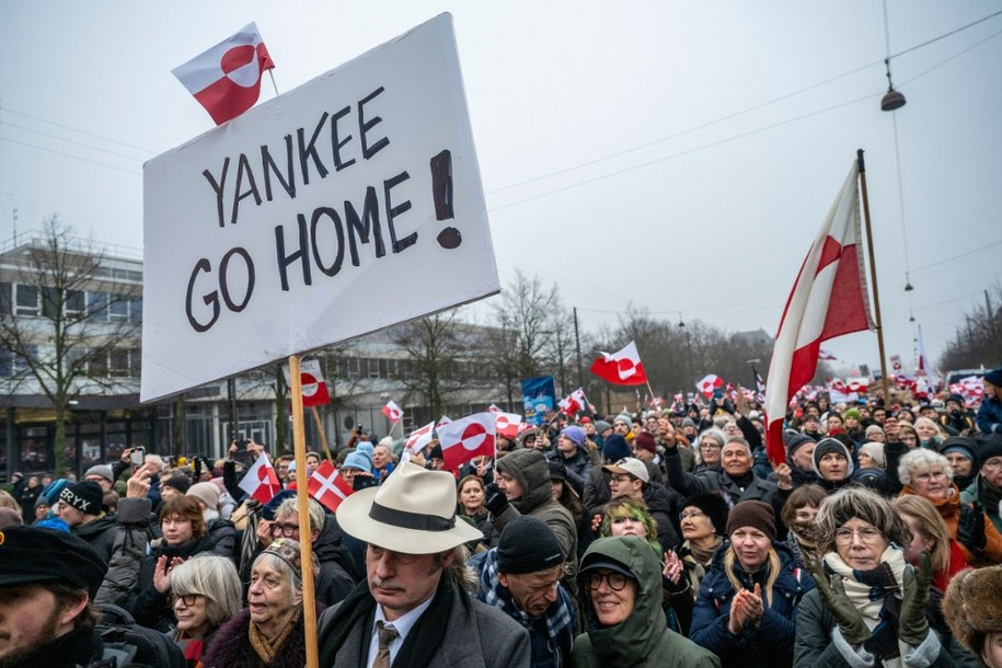 Protest "Grenlandia dla Grenlandczyków" w Kopenhadze /Rex Features/East News /East News