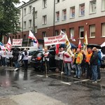 Protest hutników z Częstochowy. "Chcemy inwestora, nie likwidatora" 
