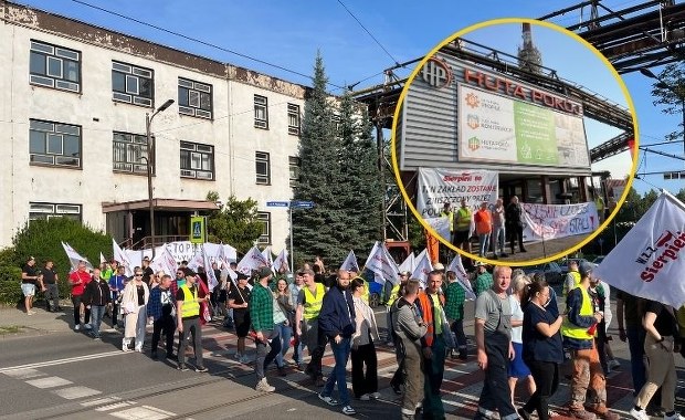 Protest i wielkie obawy hutników. "Październik może być bez wypłaty"