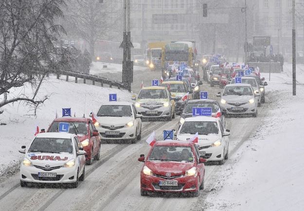 Protest instruktorów w Gdańsku / Fot: Przemek Świderski /Reporter