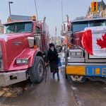 Protest kierowców ciężarówek w Kanadzie. "Samochody mogą zostać zarekwirowane"
