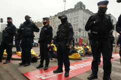 Protest klimatyczny w Warszawie