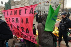 Protest klimatyczny w Warszawie