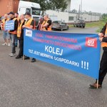 Protest kolejarzy w Polsce i blokady dróg. Podano lokalizacje utrudnień