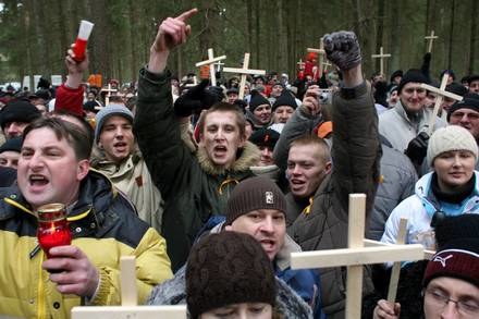 Protest mieszkańców Augustowa / Kliknij /AFP