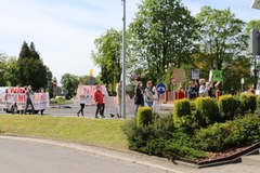 Protest mieszkańców małopolskiej Alwerni 