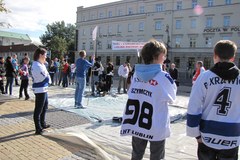 Protest miłośników jazdy na łyżwach w Lublinie