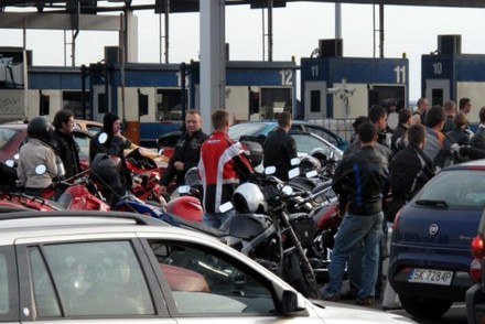 Protest motocyklistów /RMF