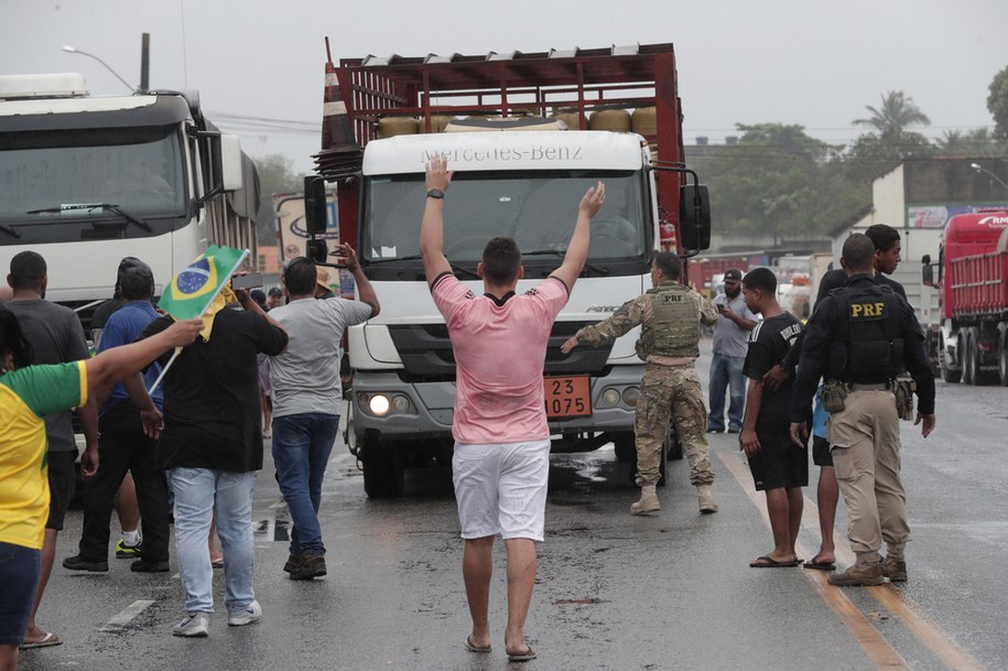 Protest na drogach /Andre Coelho /PAP/EPA