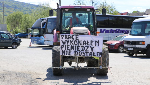 Protest na zakopiance /Józef Polewka /RMF FM