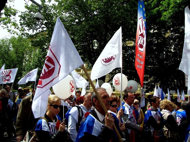 Protest nauczycieli /Kamil Młodawski /RMF FM