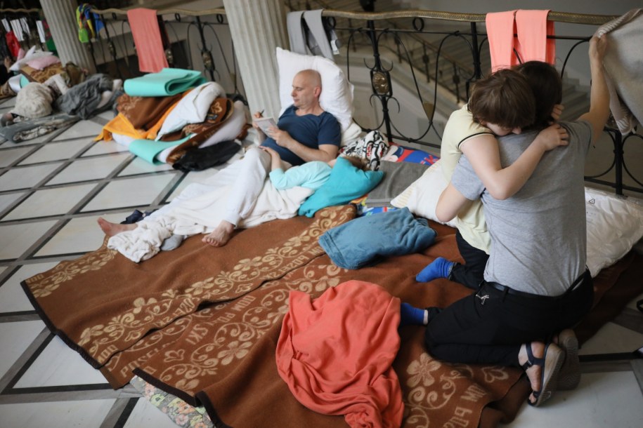 Protest odbywa się na korytarzach sejmowych / PAP/Leszek Szymański /PAP