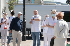 Protest pielęgniarek i położnych