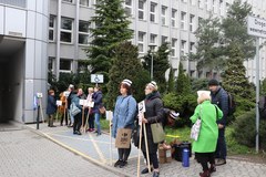 Protest pielęgniarek w Krakowie