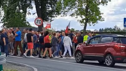 Protest plantatorów i sadowników w Annopolu