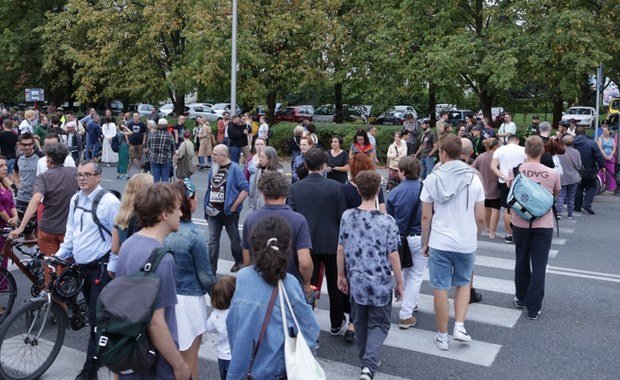 Protest po tragedii na ul. Woronicza. "Nie czujemy się bezpiecznie"