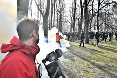 Protest podczas obchodów 11. rocznicy katastrofy smoleńskie