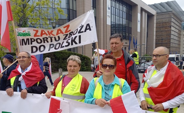 Protest polskich rolników w Brukseli. "Dłużej nie wytrzymamy"