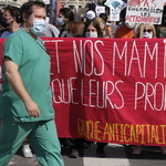 Protest pracowników służby zdrowia w Brukseli. „Opiekujcie się opiekunami!”