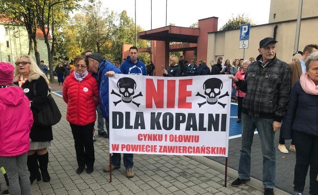 Protest przeciw budowie kopalni na terenie Jury Krakowsko-Częstochowskiej