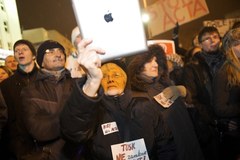 Protest przeciwko ACTA w Trójmieście