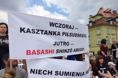 Protest przeciwko sprzedaży polskich koni na rzeź 