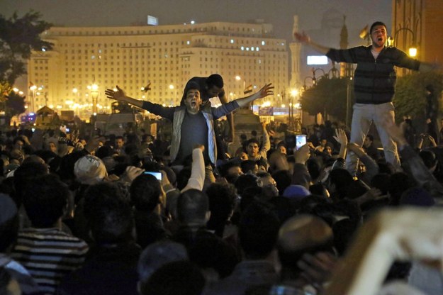 Protest przeciwko uniewinnieniu Hosniego Mubaraka /ISLAM FAROUK /PAP/EPA