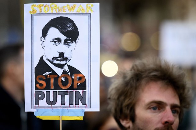 Protest against war declared by Russia organized in Swiss Lausanne / Laurent Guillon / BAP / EPA