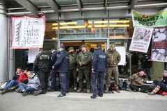 Protest przeciwko wycince Puszczy Białowieskiej 