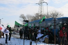 Protest przed kopalnią. Chcą wycofania planu cięć