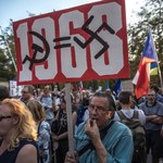 Protest przed rosyjską ambasadą w Pradze. "Apetyt na agresję jest stale widoczny" 