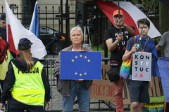 Protest przed Trybunałem Konstytucyjnym 