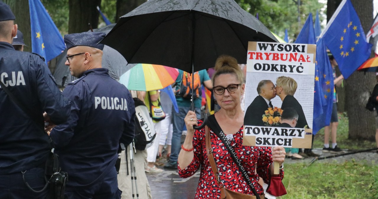 Protest przed Trybunałem Konstytucyjnym 